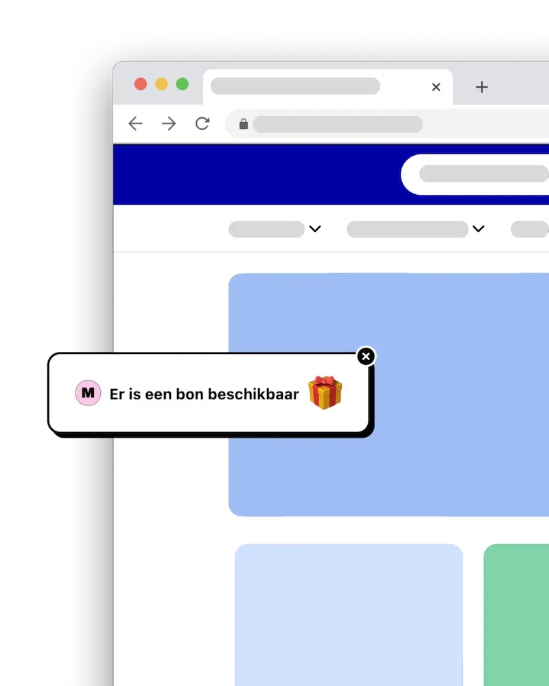 Schermafbeelding van de Monniez browser extensie interface met kortingsfuncties